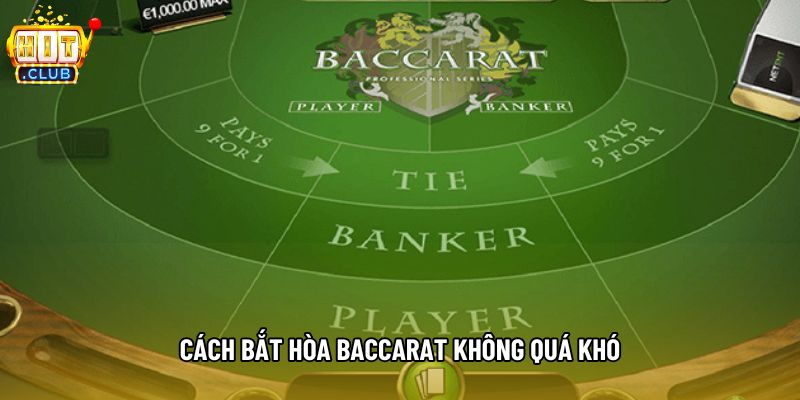 Cách bắt hòa baccarat không quá khó Cách bắt hòa baccarat không quá khó