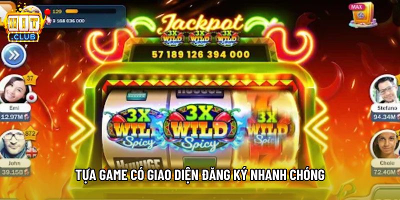 Tựa game có giao diện đăng ký nhanh chóng Tựa game có giao diện đăng ký nhanh chóng