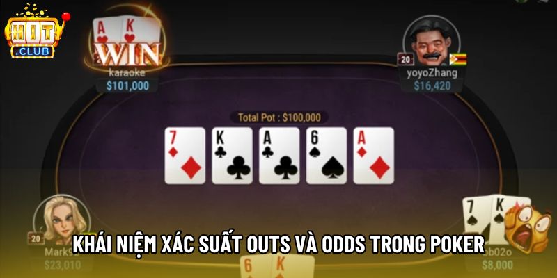 Khái niệm xác suất outs và odds trong poker Khái niệm xác suất outs và odds trong poker
